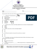 Diagnostic Assessment Tool in English - Grade 2