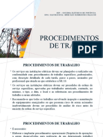 3 - Procedimentos de Trabalho