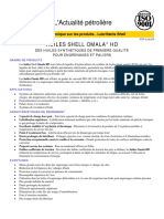 L'Actualité Pétrolière: Huiles Shell Omala HD