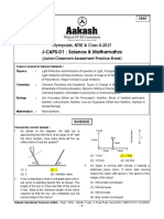 Maths Science J-CAP 1