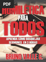 HOMILÉTICA PARA TODOS - Aprenda Cómo Bosquejar Sermones en 3 Horas (Spanish Edition)