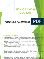 POLICE ETHICS AND HUMAN RELATION - June 2013