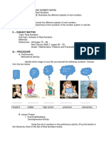 Lesson 12 - Subsets of Real Numbers Learning Competency 15: Illustrates The Different Subsets of Real Numbers I. - Objectives