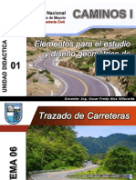 UD 01 - Tema 06 - Trazado de Carreteras