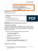 Eda 7 - Ada 1 - Ficha de Comprensión Lectora