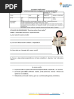 Lenguaje Primero Medio. Textos Periodísticos. Guía de Consulta Que Ya Se Trabajó en Clases.