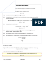 IGCSE Work Energy and Power