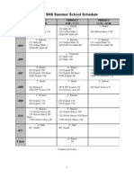 2011 SHS Summer School Schedule: Room Period 1 Period 2 Period 3 8:00 - 9:33 9:38 - 11:11 11:16 - 12:49