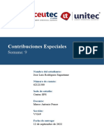 Contribuciones Especiales Tarea 9.1 - S9