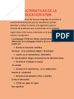 Caracteristicas de La Educacion Stem Xiomara