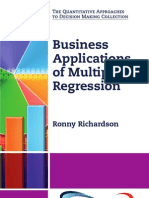 Business Applications of Multiple Regression