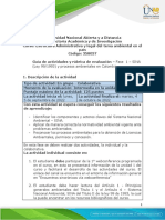 Guia de Actividades y Rubrica de Evaluación - Fase 1 - SINA (Ley 99 de 1993) y Procesos Ambientales