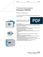 Technical Information Prosonic S FMU90