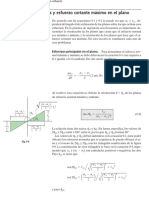 Esfuerzos en El Plano