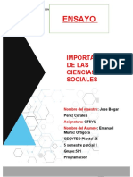 Ensayo CIENCIAS SOCIALES