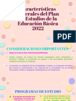 Caracteristicas Generales Del Plan de Estudios 2022