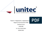 Tarea 6.1 Negociación y Negociación Política