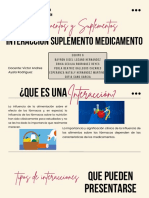 Interacción Suplemento Medicamento