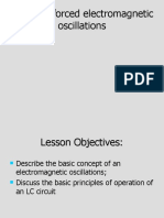 4 PPT V2 Physics 11 Electromagnetic Oscillations. Free and Forced Oscillations