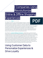 13 Retail Companies Using Data To Revolutionize Online