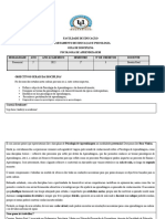 Plano Analitico de Psicologia Da Aprendizagem 2022 BIOLOGIA