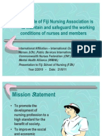 The Role of Fiji Nursing Association