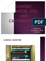 Cardiac Monitor, ECG and Cauterization