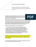 Informacion Sobre Las Patologías Del Concreto