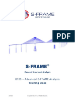 Advanced S-FRAME Analysis Course Manual