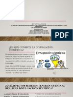 Actividad 6 - Reflexionando en Torno A La Relación Metodología-Divulgación, Científica-éticaTarea