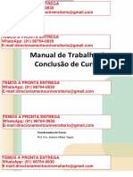 Trabalho de Conclusão de Curso I - Nutrição Bacharelado