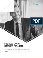 Business Analyst Master's Program in Collaboration With IBM V4