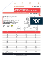  Clapet Anti Retour Petrole Brides ANSI Inox