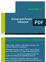 Group and Personal Influence