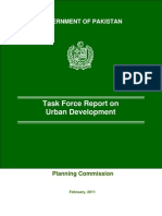 Task Force Report On Urban Development: Government of Pakistan