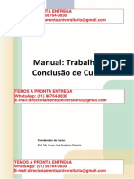 Educação Física Bacharelado - Trabalho de Conclusão de Curso II