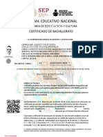 Sistema Educativo Nacional: Certificado de Bachillerato