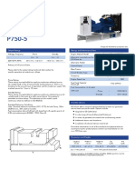 Output Ratings Ratings and Performance Data: kVA KW kVA KW 681.3 kVA 545.0 KW 750.0 kVA 600.0 KW