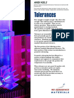 Tolerances. Section 8 ANSI H35.2