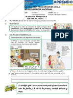 Semana 32 Día 4 Ciencia y Tecnología