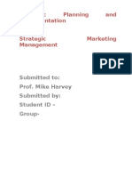 Strategic Planning and Implementation & Strategic Marketing Management