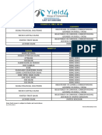 Yield Group of Companies - Complete List of Issuers