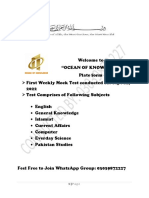 Weekly Mock Test-2