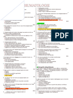 QCM Rhumatologie