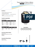 Ficha Tecnica Tinaco Sistema Clasico y Basico Bicapa