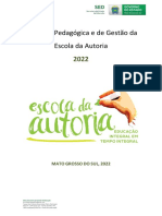 Proposta Pedag Gica e de Gest o Da Escola Da Autoria 2022