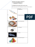 Preliminary Exam in Bread and Pastry Arts