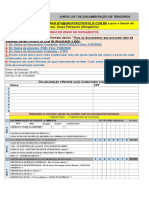 Checklist - Doc Terceiros