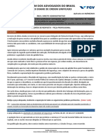 Gabarito Justificado - Direito Administrativo