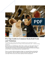 Basketball Fouls and Violations